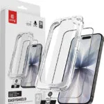 Crong Tempered Glass 2τμχ Μαύρο (iPhone 17 / 17 Pro / 16 ProXiaomi 17 Pro)