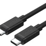 Unitek USB 3.2 Cable USB-C male - USB-C 60W Μαύρο 2m Y-C477BK01-2M