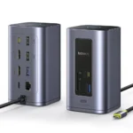 Baseus NU1 Air Spacemate USB-C Docking Station με HDMI 4K PD Ethernet Γκρι