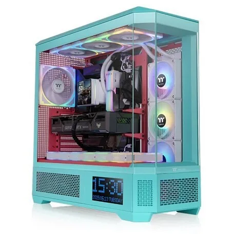 Thermaltake View 600 TG Gaming Full Tower Κουτί Υπολογιστή με Πλαϊνό Παράθυρο Mint Strawberry - Image 1