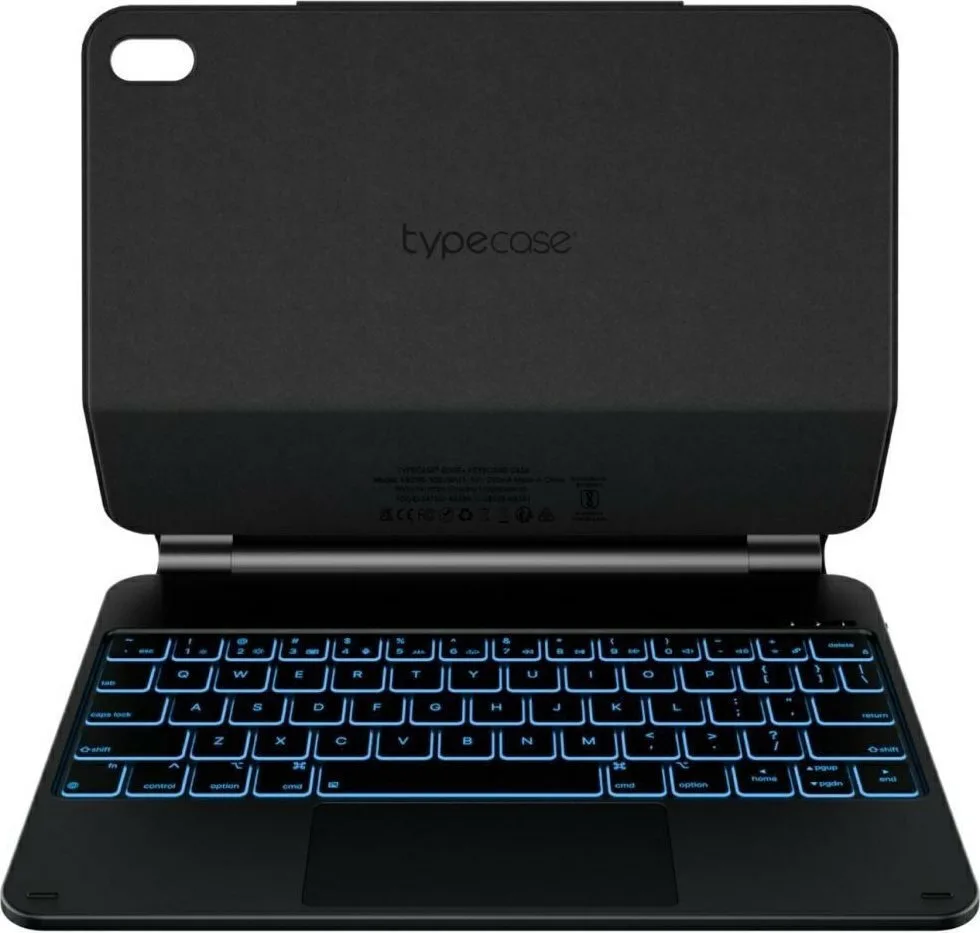 Typecase Case Edge Keyboard Ipad 11'' A16 2025 Ipad 10.9'' 2022 Black Kb206-100-d-blk-blk-b-us-v5b - Image 1