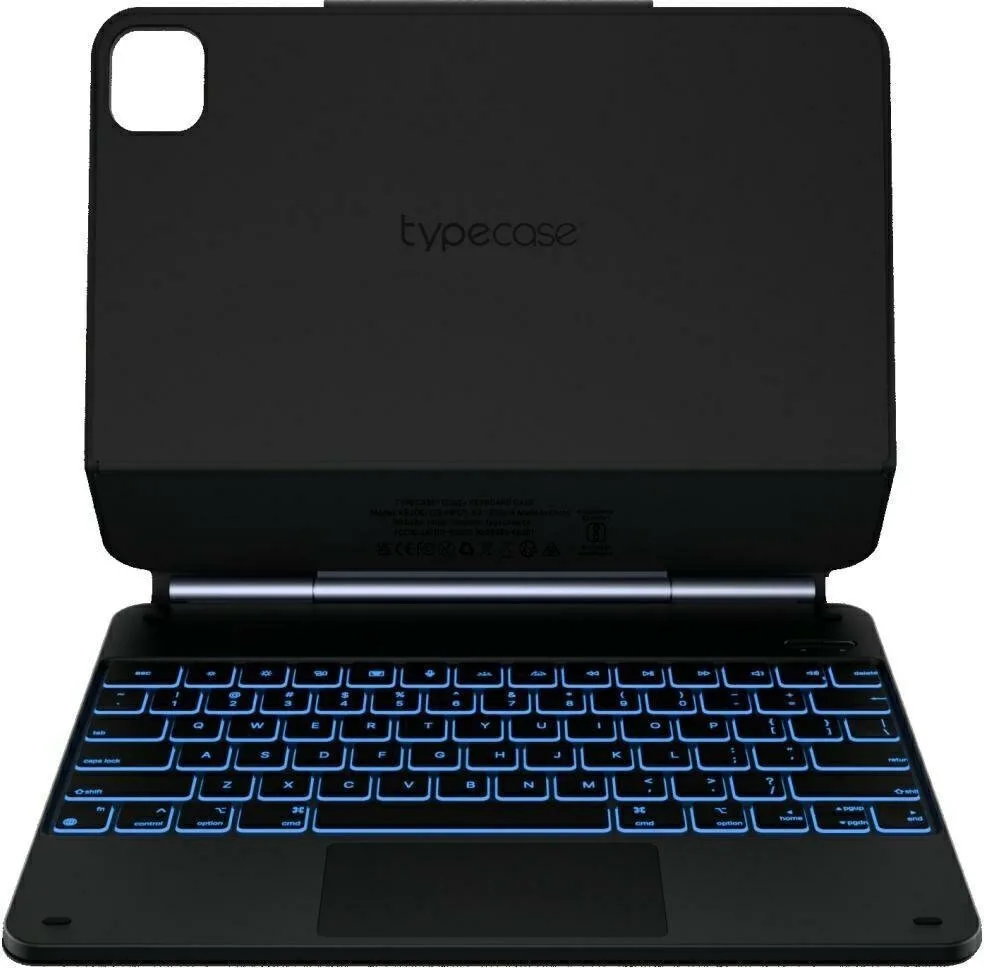 Typecase Case Edge Keyboard Ipad Air 13 2024/2025 Black Kb206-129-d-blk-blk-b-us-v5b - Image 1