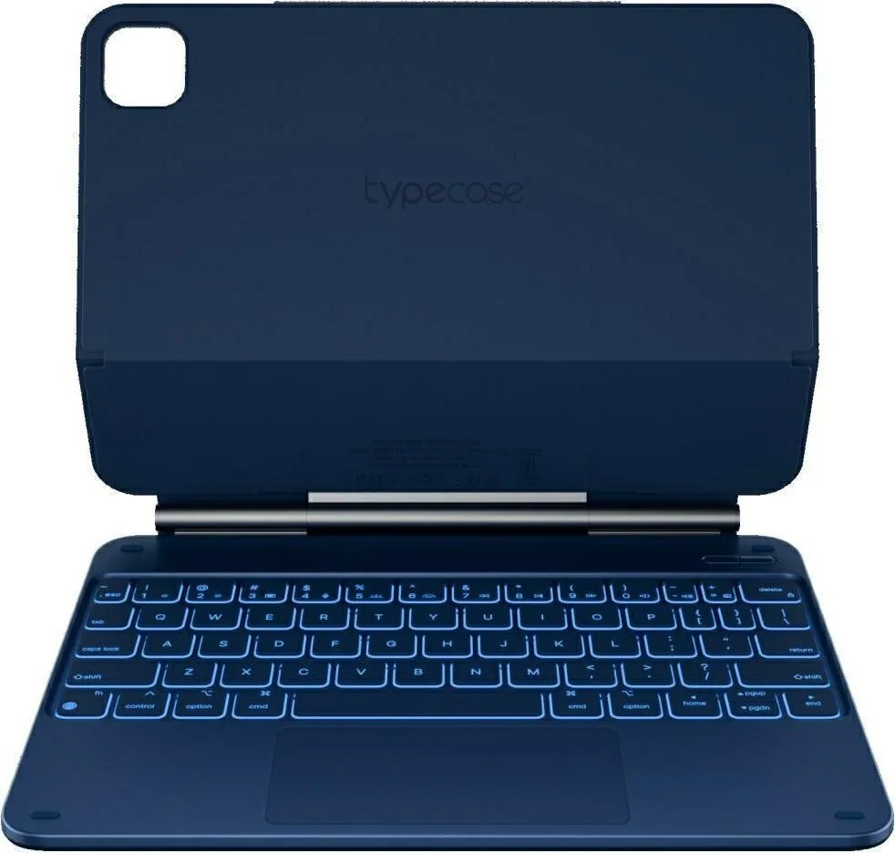 Typecase Case Edge Keyboard Ipad Air 11 2024/2025 Pacific Blue Kb206-110-d-pbu-pbu-b-us-v5b - Image 1