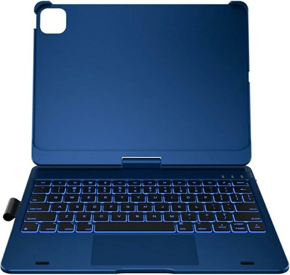 Typecase Case Flexbook Touch Keyboard Ipad Air 11 2024/2025 Pacific Blue Kb201t-110-b-pbu-blk-b-us-v4 - Image 1