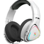 A4Tech MR710 Ασύρματο Over Ear Gaming Headset με σύνδεση 3.5mm / Bluetooth Λευκό