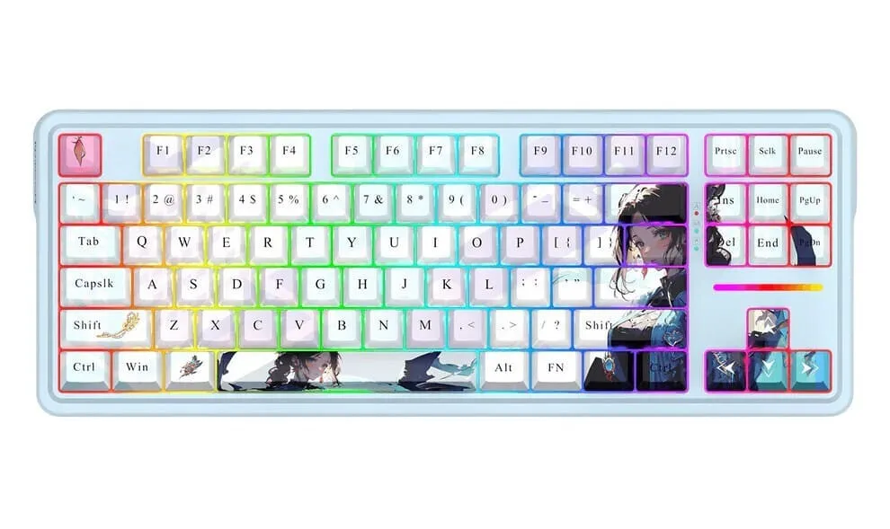 Redragon Antonium PRO K728AK-RGB-PRO Ασύρματο Gaming Μηχανικό Πληκτρολόγιο Tenkeyless με Custom Linear διακόπτες και RGB φωτισμό (International English) - Image 1