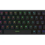 Aqirys Agena Ασύρματο Gaming Μηχανικό Πληκτρολόγιο 65% με Gateron Red διακόπτες και RGB φωτισμό (Αγγλικό US)