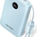 Vention FKAL0-C Power Bank 10000mAh 22.5W με Θύρα USB-A και Θύρα USB-C Γαλάζιο