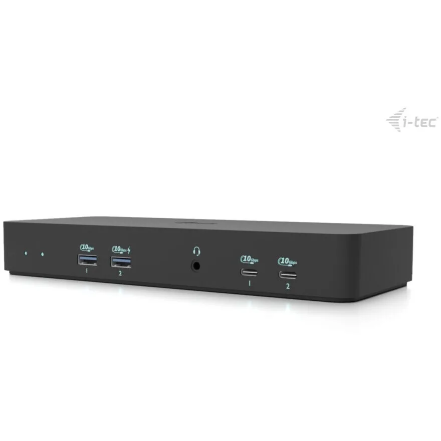 20260109101202_i_tec_display_usb_c_docking_station_me_hdmi_displayport_4k_pd_ethernet_kai_syndesi_3_othonon i-tec Display USB-C Docking Station με HDMI/DisplayPort 4K PD Ethernet και σύνδεση 3 Οθονών Μαύρο - Image 1