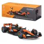 Bburago 18-28033 Diecast F1 Mclaren Mcl38 Miami 2024 #4 Lando Norris Scale 1:24 In Acrylic Box