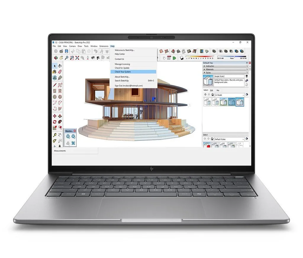 HP ZBook 8 G1i 14" IPS FHD+ (Ultra 7-255H/16GB/1TB SSD/RTX 500 Ada/W11 Pro) (US Keyboard) - Image 1