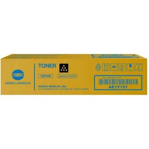 20260113115516_konica_minolta_tnp_93k_gnisio_toner_laser_ektypoti_mayro Konica Minolta TNP-93K Γνήσιο Toner Laser Εκτυπωτή Μαύρο - Image 1