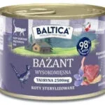 Baltica Υγρή Τροφή για Ενήλικες Γάτες με Φασιανός 185gr