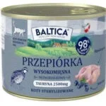 Baltica Υγρή Τροφή για Ενήλικες Γάτες με Ορτύκι 185gr