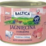 Baltica Υγρή Τροφή για Ενήλικες Γάτες σε Κονσέρβα με Αρνί 185gr