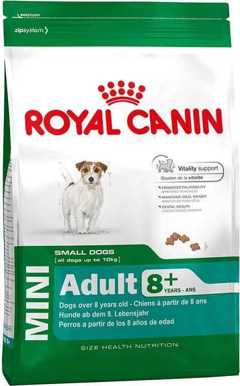 20260115110932_royal_canin_mini_adult_8_8kg_xira_trofi_gia_enilikous_skylous_mikrosomon_fylon_me_poulerika_kai_ryzi Royal Canin Mini Adult 8+ 8kg Ξηρά Τροφή για Ενήλικους Σκύλους Μικρόσωμων Φυλών με Πουλερικά και Ρύζι - Image 1