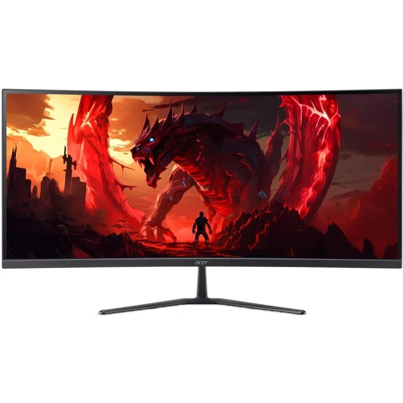 Acer Nitro ED340CU Ultrawide VA HDR Curved Gaming Monitor 34" QHD 3440x1440 - Image 1