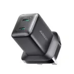 Joyroom Φορτιστής Χωρίς Καλώδιο GaN με 2 Θύρες USB-C 45W Power Delivery Μαύρος (JR-TCG17 UK)