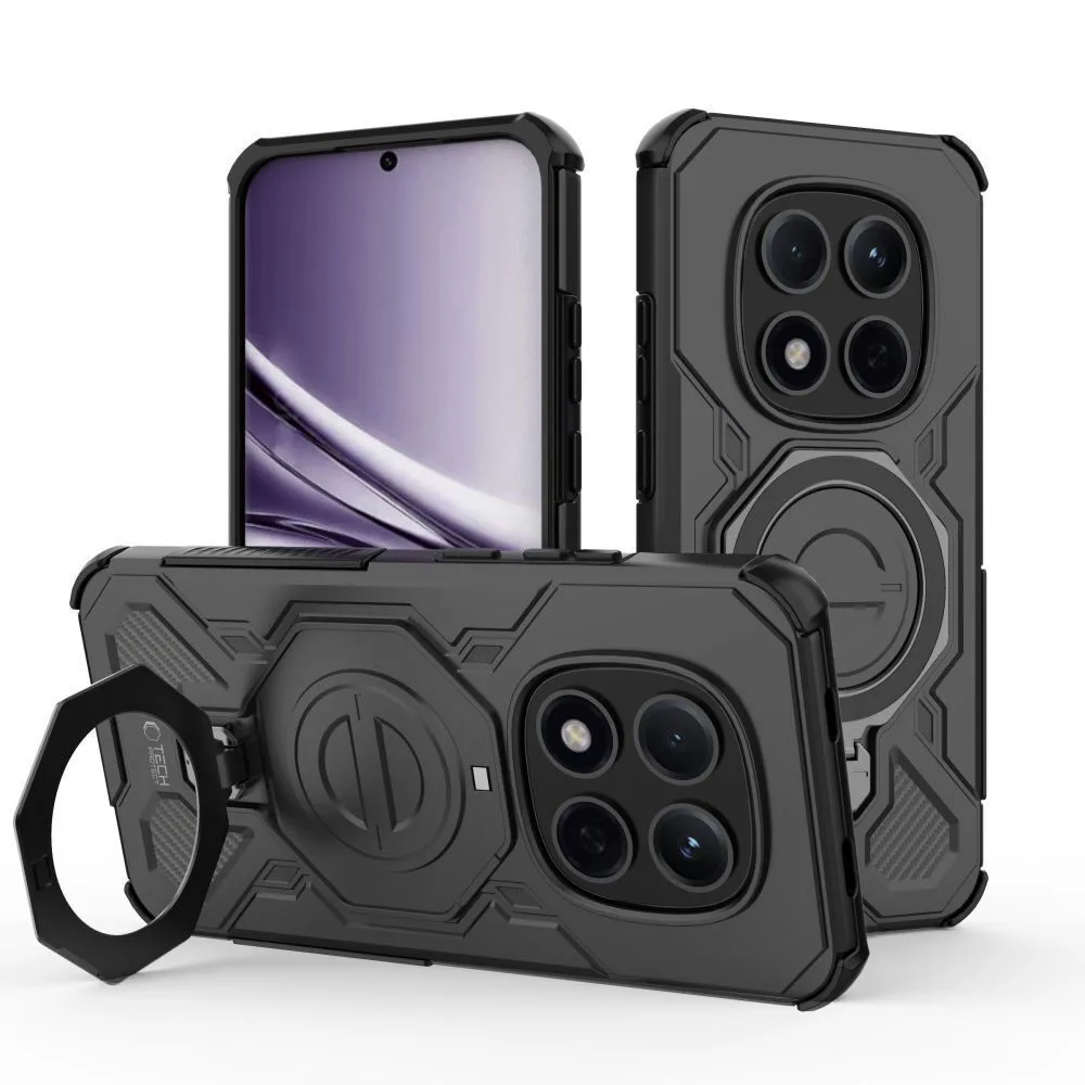 Tech-Protect TacticStand MagSafe Back Cover Σιλικόνης / Πλαστικό Μαύρο (Redmi Note 15 Pro+ / Poco M8 Pro) - Image 1