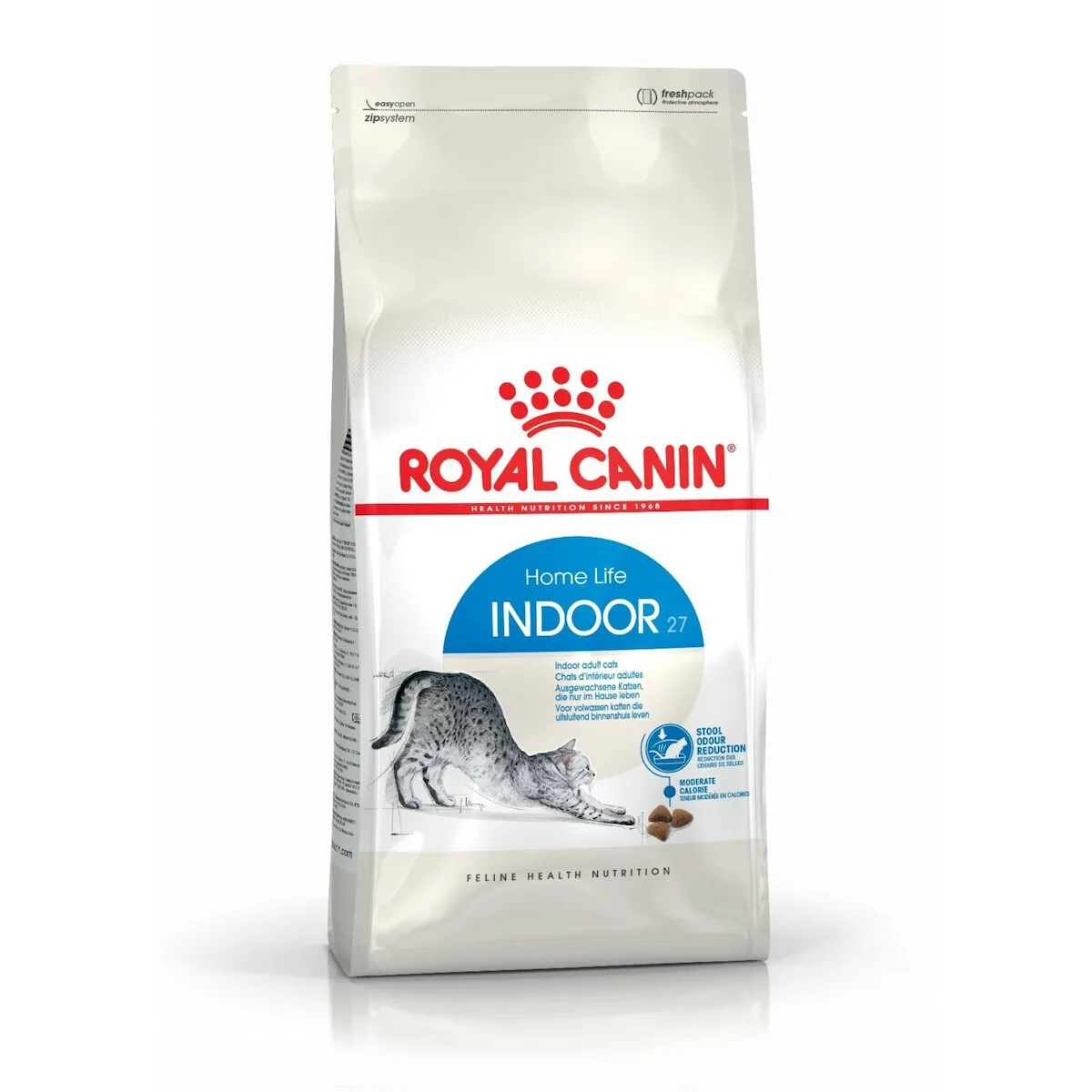 Royal Canin Indoor 27 Ξηρά Τροφή για Ενήλικες Γάτες με Πουλερικά 4kg - Image 1