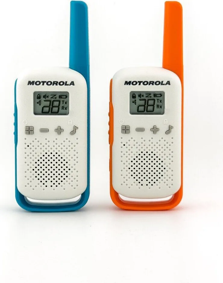Motorola Talkabout T42 Ασύρματος Πομποδέκτης PMR με Μονόχρωμη Οθόνη Σετ 2τμχ Blue,Orange - Image 1