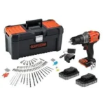 Black & Decker Δραπανοκατσάβιδο Μπαταρίας 18V BCD383D2TA