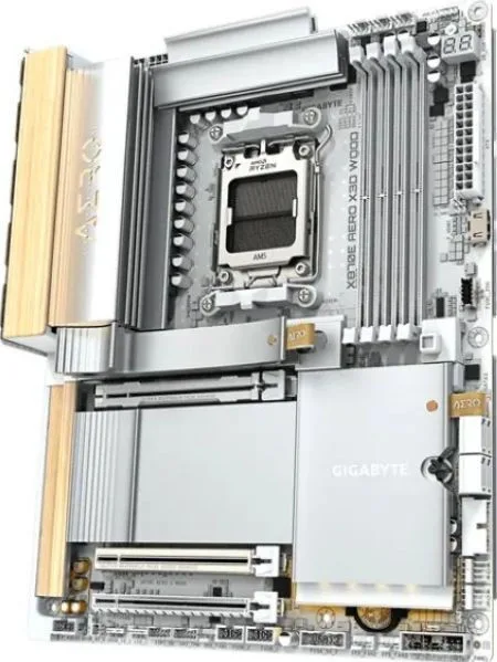 20260121144439_gigabyte_aero_x3d_wood_motherboard_atx_me_amd_am5_socket Gigabyte AERO X3D WOOD Motherboard ATX με AMD AM5 Socket - Image 1