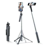 Wozinsky Selfie Stick Τρίποδο Κινητού με Bluetooth Μαύρο