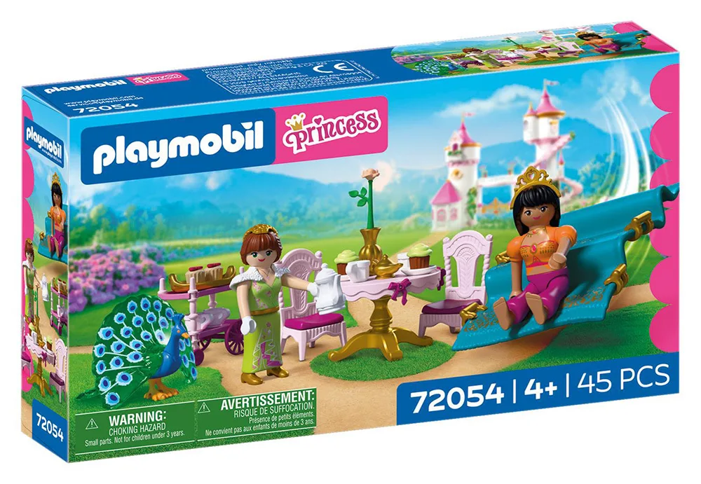 Playmobil Princess Βασιλική Τραπεζαρία και Πριγκίπισσα με Μαγικό Χαλί για 4 ετών 72054 - Image 1
