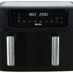 Haden Air Fryer με Διπλό Αποσπώμενο Κάδο 9.5lt Μαύρο