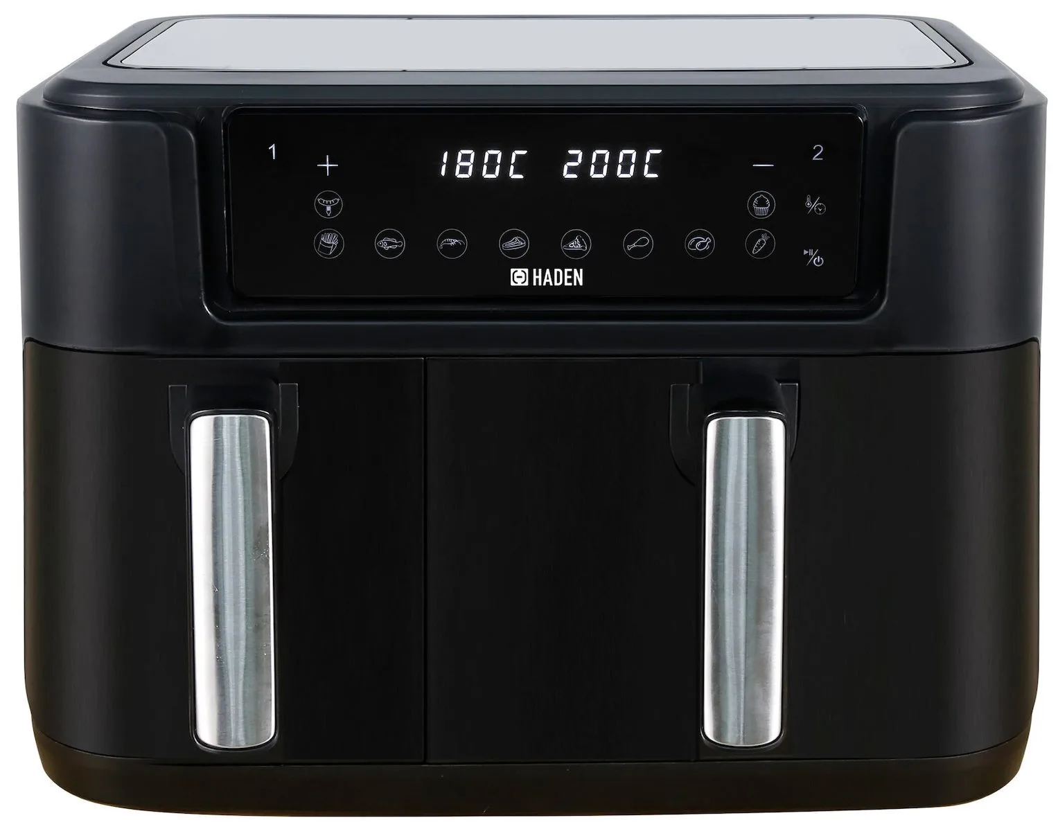 20260123164819_haden_air_fryer_me_diplo_apospomeno_kado_9_5lt_mayro Haden Air Fryer με Διπλό Αποσπώμενο Κάδο 9.5lt Μαύρο - Image 1