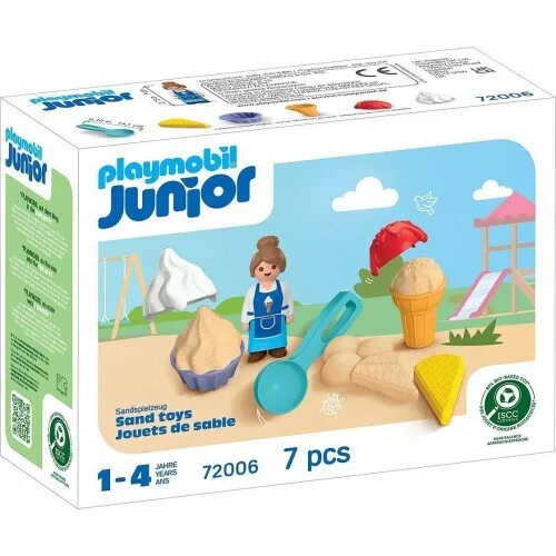Playmobil Junior Παιχνίδια Στην Άμμο Με Την Ζαχαροπλάστρια για 1-4 ετών 72006 - Image 1