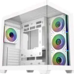 CoolerMaster Elite 681 Gaming Midi Tower Κουτί Υπολογιστή με Πλαϊνό Παράθυρο Λευκό
