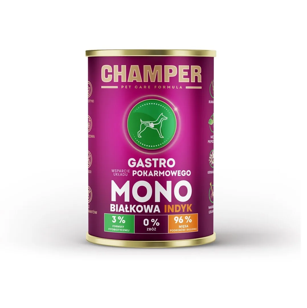 Dog Food Υγρή Τροφή Σκύλων με Γαλοπούλα χωρίς Σιτηρά 400gr - Image 1
