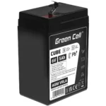 Green Cell Battery Agm Vrla 6v 5ah Ip54
