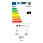Hisense Ψυγειοκαταψύκτης 413lt Υ203xΠ59.5xΒ65.8εκ. Inox RB5P410SACC