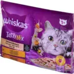 Whiskas Υγρή Τροφή για Ενήλικες Γάτες σε Φακελάκι 4x85gr