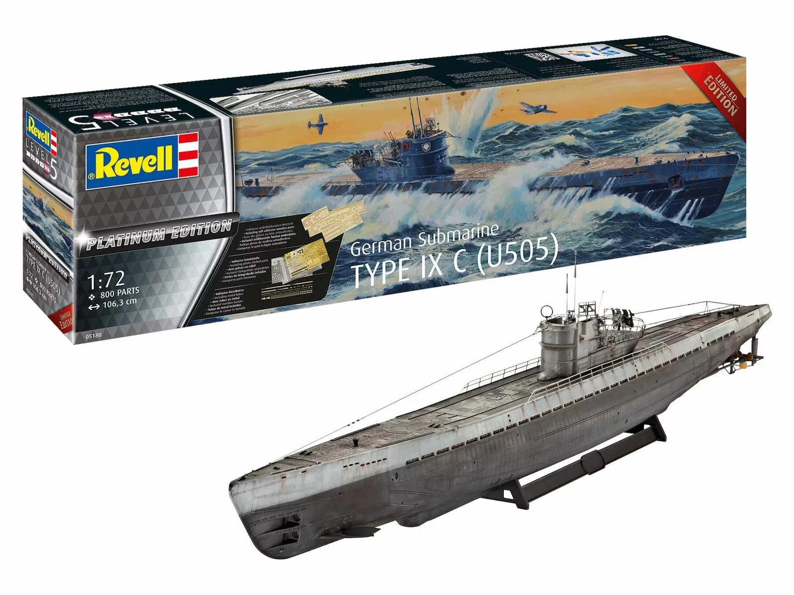 Revell Type Φιγούρα Μοντελισμού σε Κλίμακα 1:72 106.3x9.5εκ. 05180 - Image 1