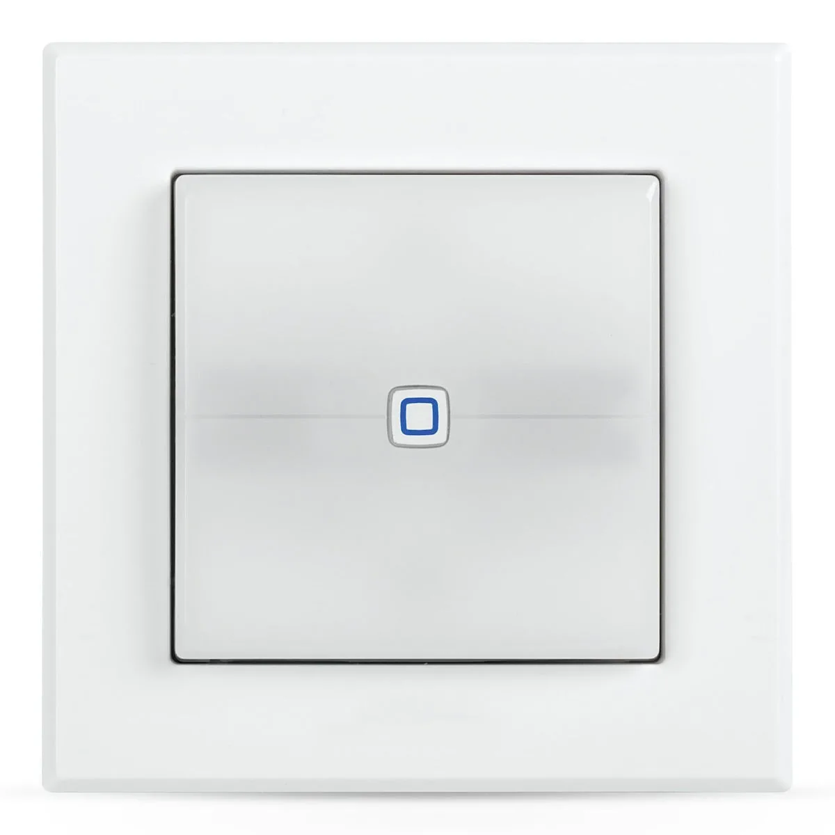 HomeMatic IP Switch brand switch Χωνευτός Διακόπτης Τοίχου Διπλός με Πλαίσιο Λευκός 152020A0 - Image 1