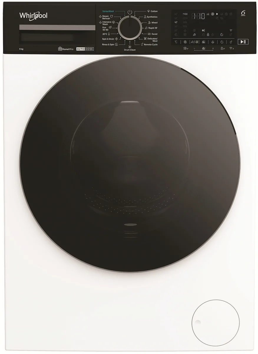 Whirlpool WPM 97W ADS EE Πλυντήριο Ρούχων 9kg 1400 Στροφών 6th Sense 859991704080 - Image 1