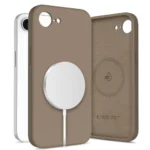 Tech-Protect Back Cover Σιλικόνης Καφέ (iPhone 17e / 16e)
