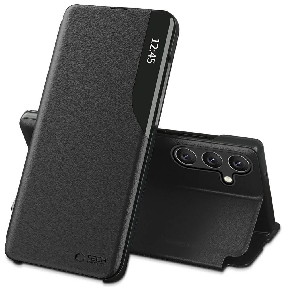 Tech-Protect View Back Cover Δερματίνης / Πλαστικό Μαύρο (Samsung Galaxy A37 5G) - Image 1