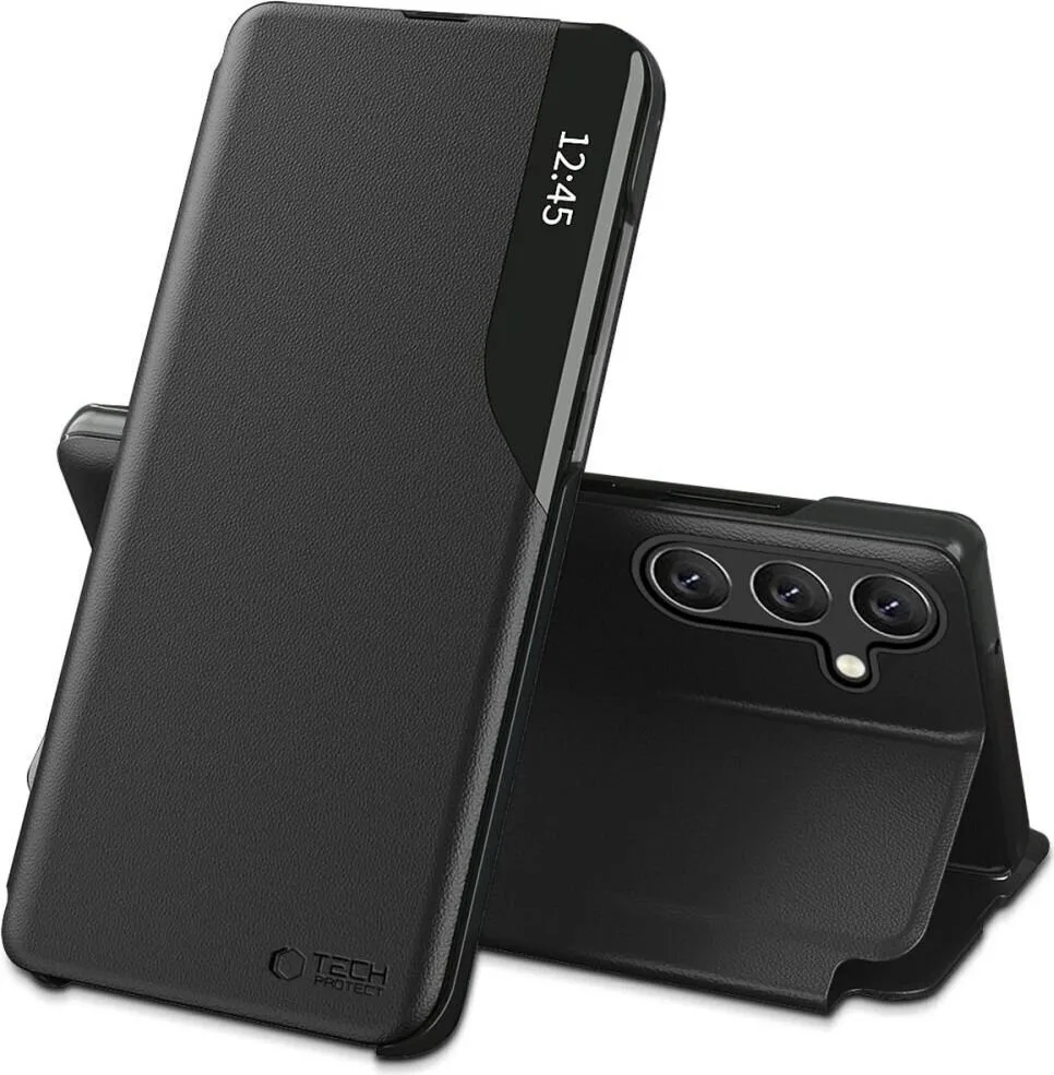 Tech-Protect View Back Cover Δερματίνης / Πλαστικό Μαύρο (Samsung Galaxy A57 5G) - Image 1