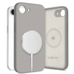 Tech-Protect Back Cover Σιλικόνης Γκρι (iPhone 17e / 16e)