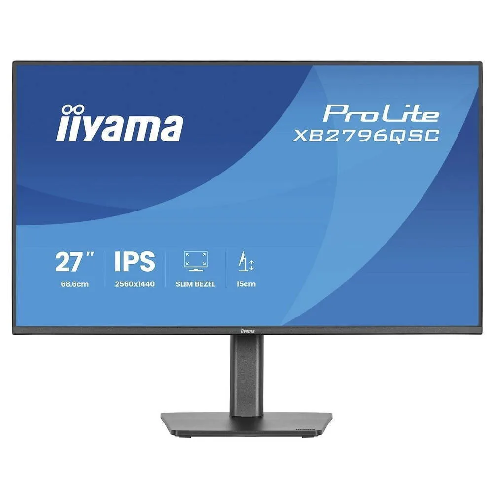 Iiyama XB2796QSC-B1 IPS Monitor 27" QHD 2560x1440 με Χρόνο Απόκρισης 4ms GTG - Image 1
