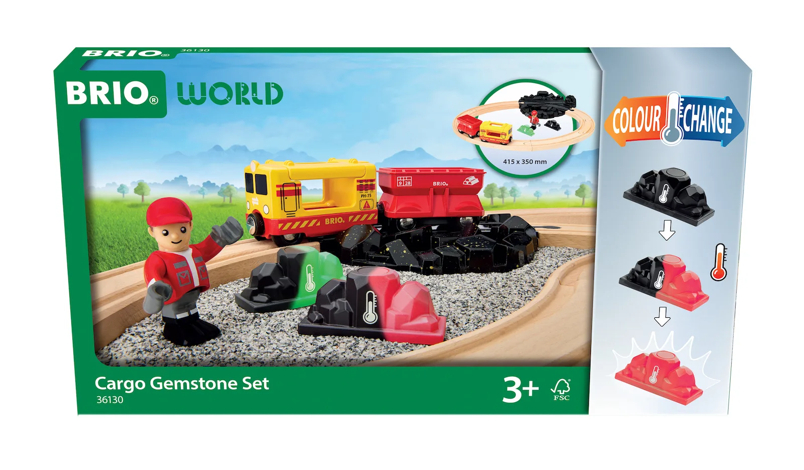 Brio Toys Cargo Σετ με Τρενάκι για 3+ Ετών 36130 - Image 1
