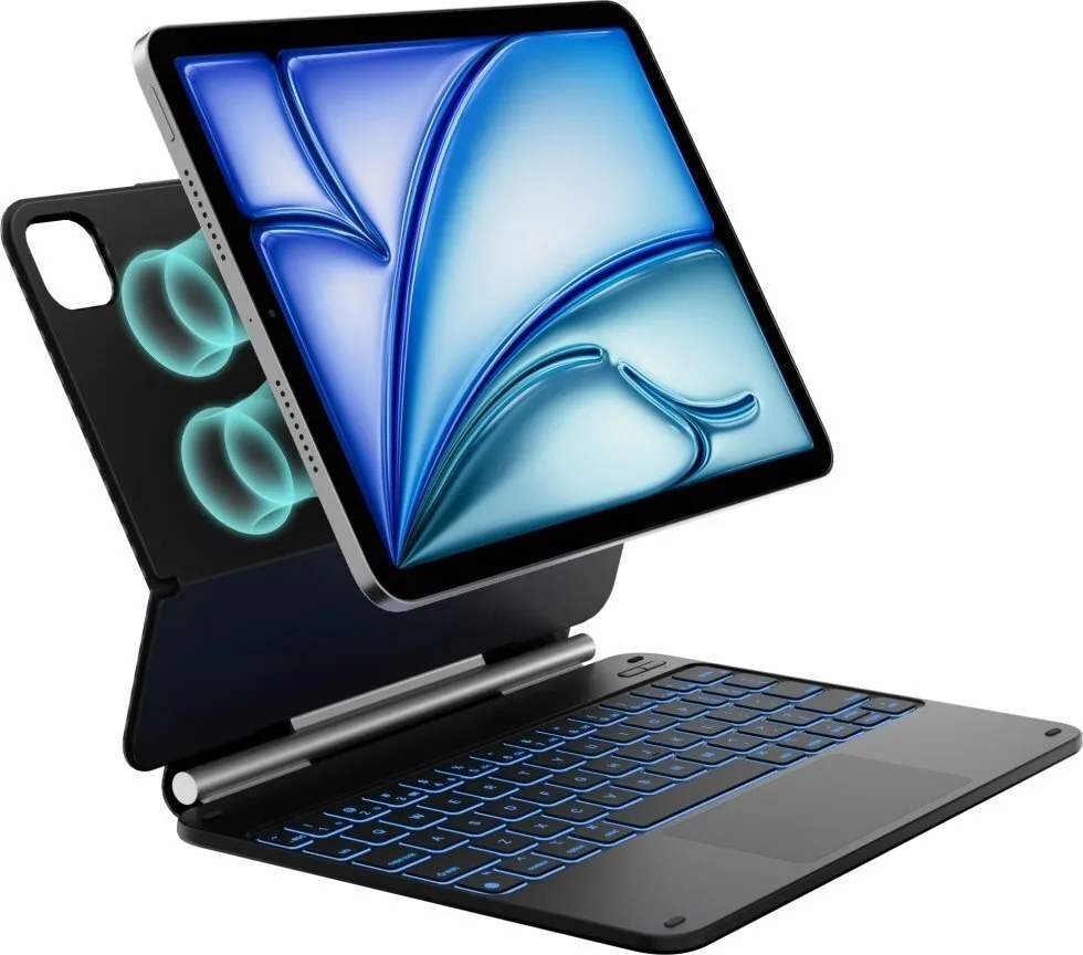 Typecase Case Edge Keyboard Ipad Air 11 2024/2025 Carbon Fiber Kb206-110-d-cbk-blk-b-us-v5b - Image 1