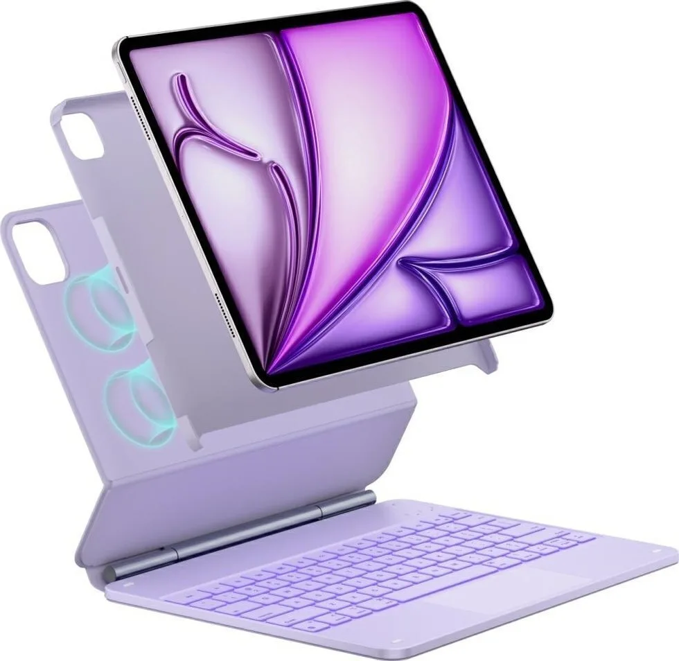 Typecase Case Edge + Keyboard Ipad Air 13 2024/2025 Light Purple Kb206-129-e-lpulch-lpu-b-us-v5 - Image 1