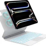 Typecase Edge Flip Cover Ανθεκτική με Πληκτρολόγιο Λευκή (iPad Pro 13 2024/2025)