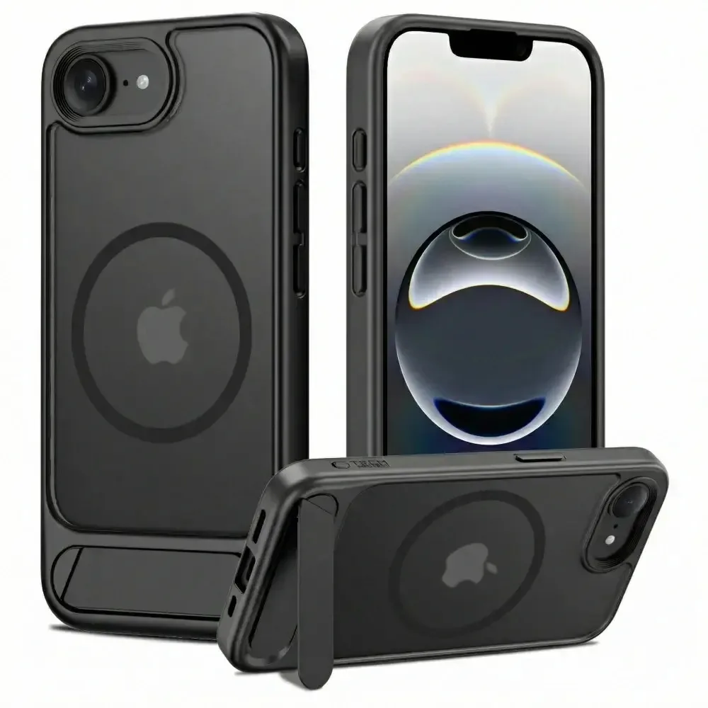 Θήκη Tech-protect Magrack Magsafe Iphone 16e 17e – Matte Black - Image 1